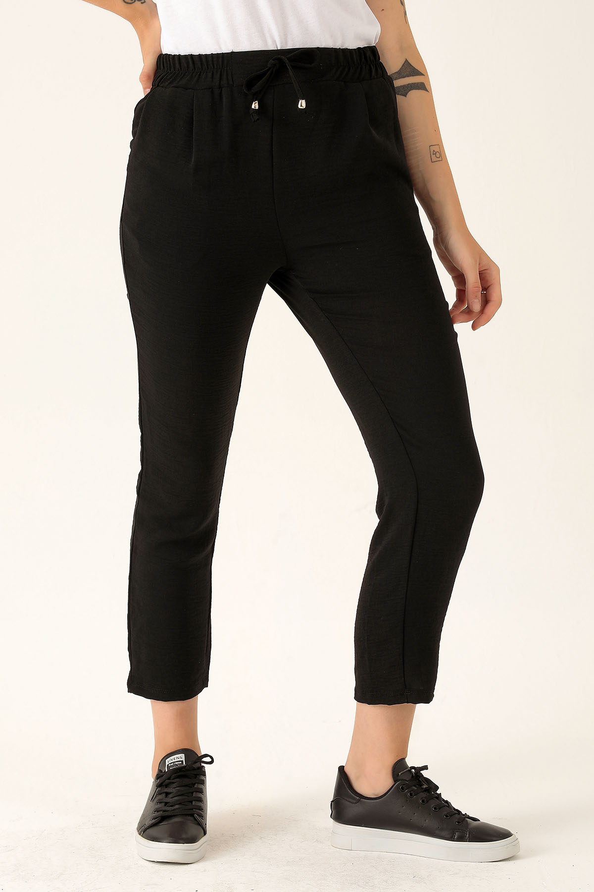 Havuç Bayan Pantolon - 6530A Siyah - 3