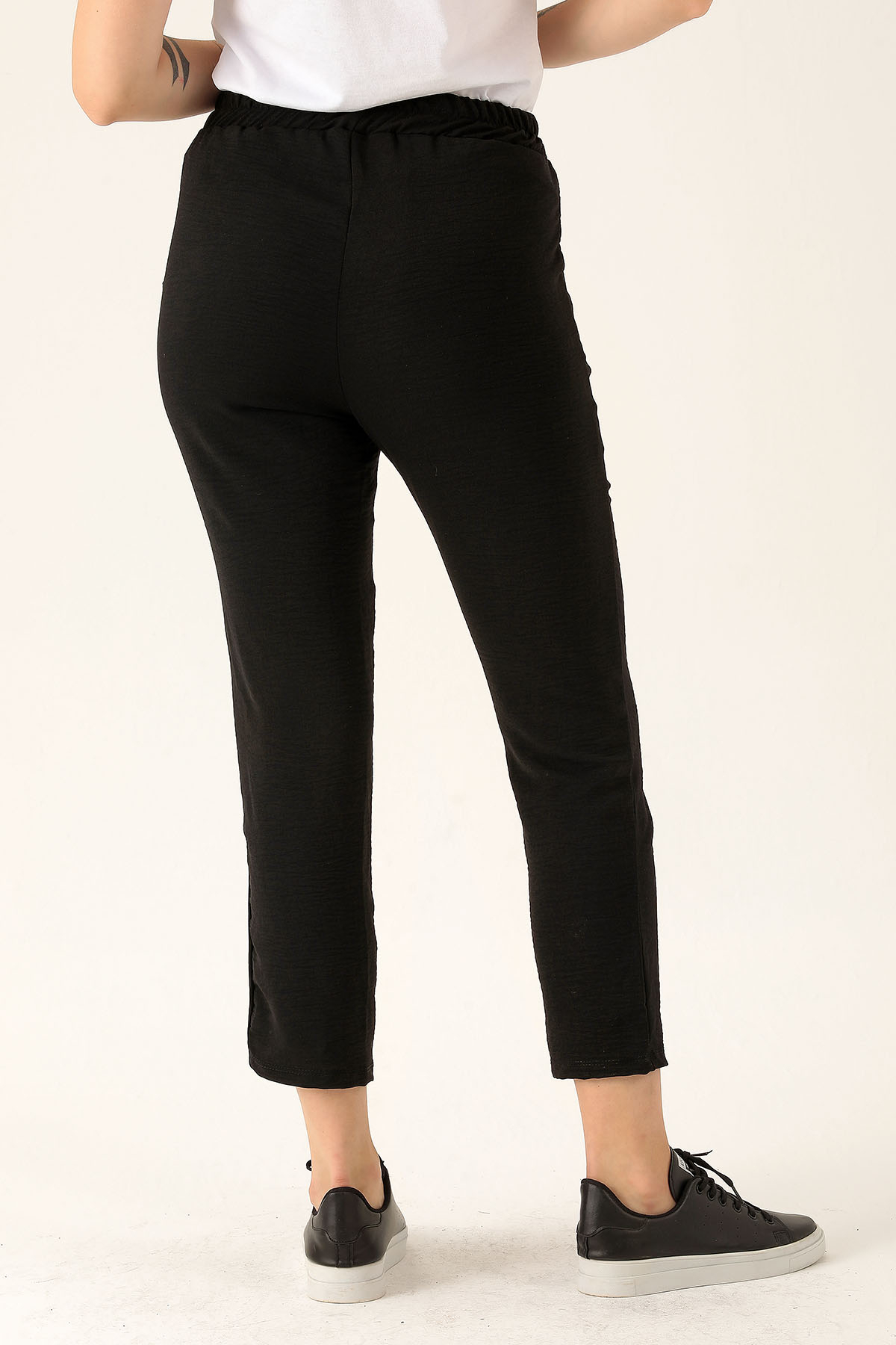 Havuç Bayan Pantolon - 6530A Siyah - 5