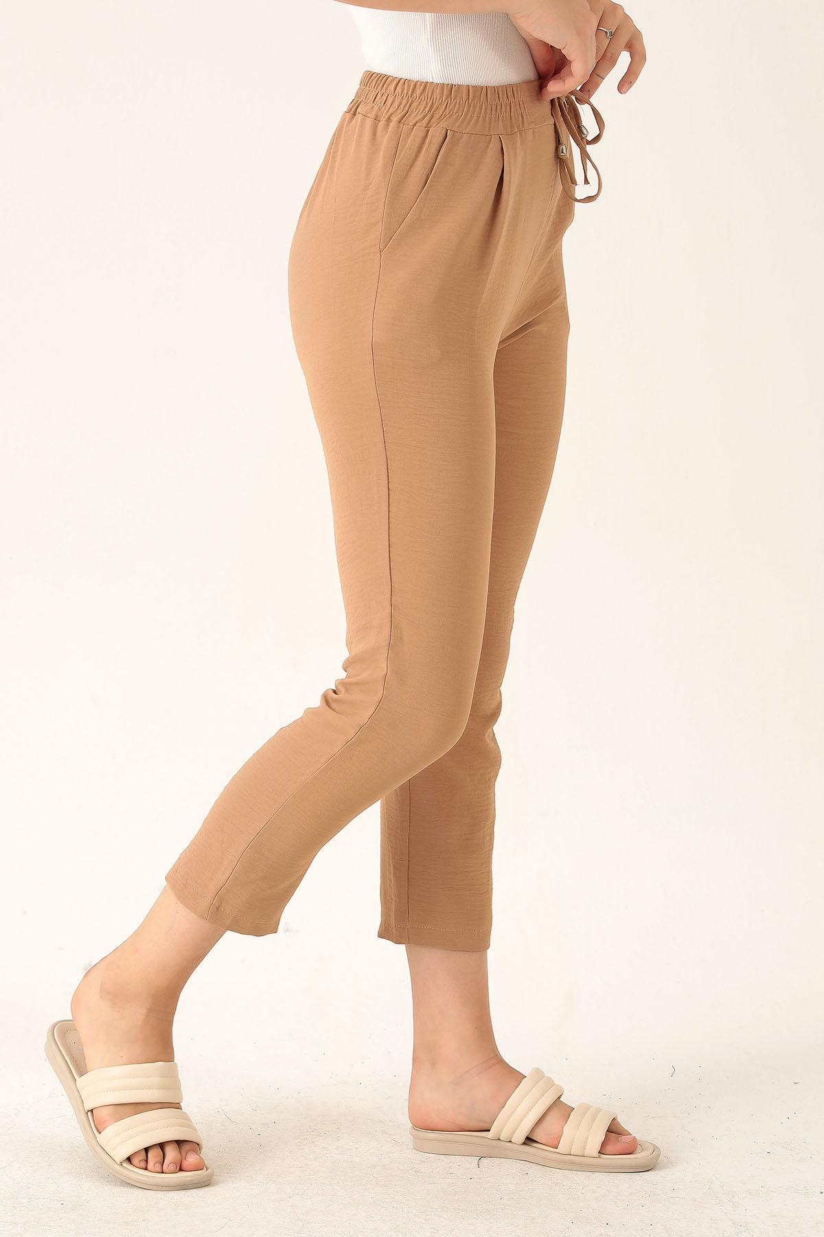 Havuç Bayan Pantolon - 6530A Vizon - 4