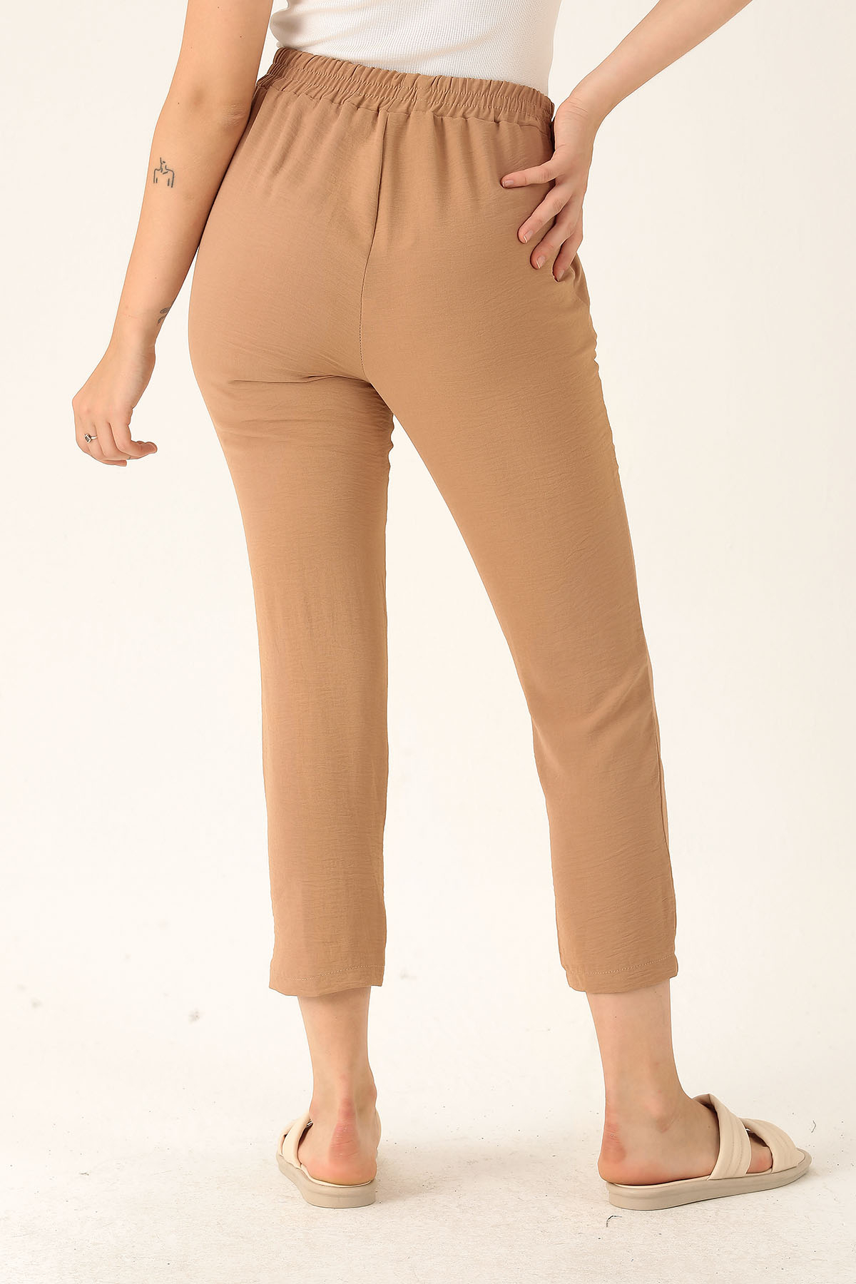 Havuç Bayan Pantolon - 6530A Vizon - 5