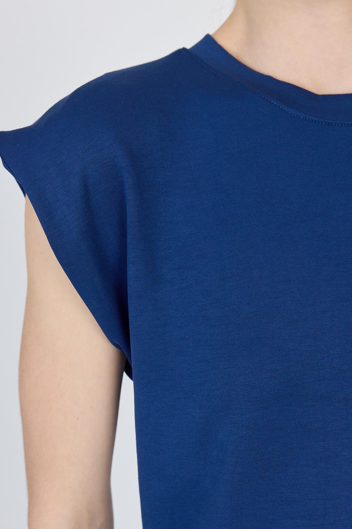 İndigo Bisiklet Yaka İkili Tişört Pantolon Takım 1502 - 4