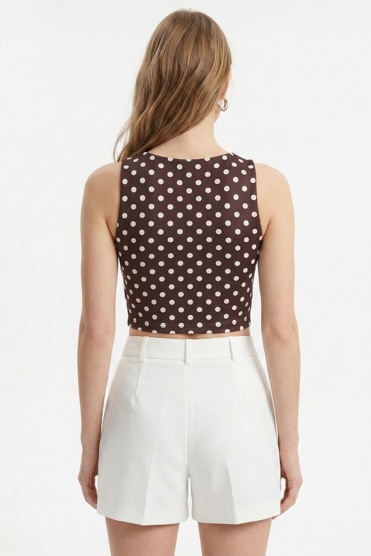 Kahve Bisiklet Yaka Puantiyeli 6010 - RAYS