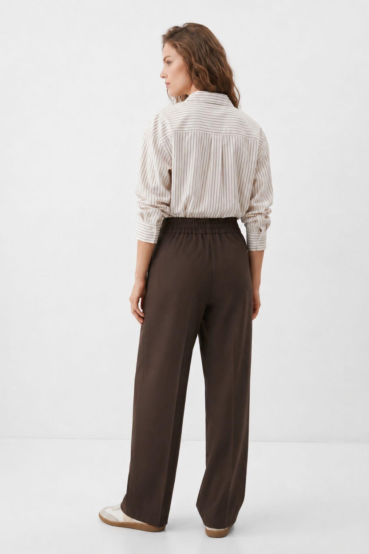 Kahve Cırtlı Pantolon 8410A - RAYS