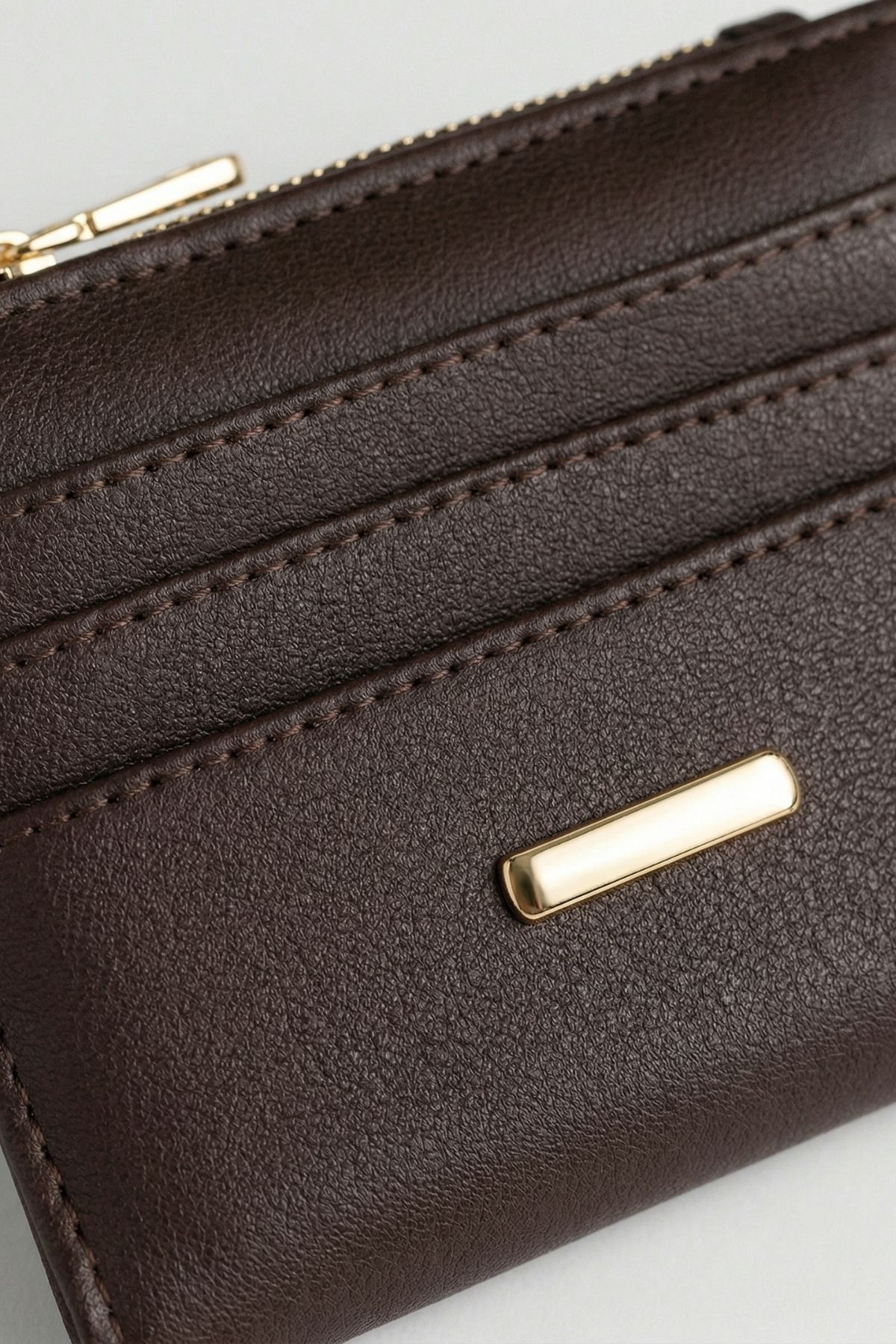 Kahve Fermuar Detaylı Kartlık 102 - 3