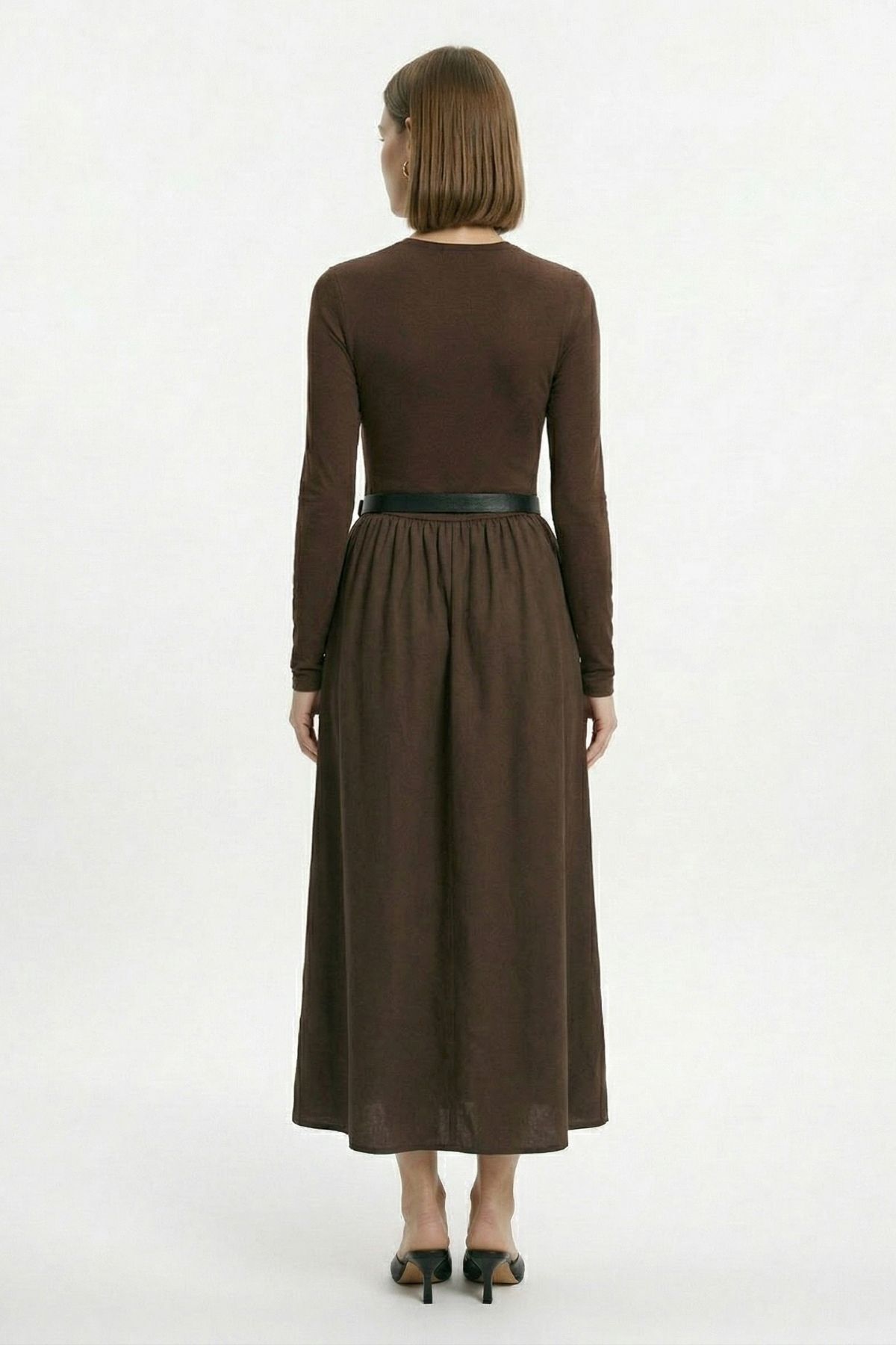 Kahve Kemerli Mevlana Etek 0455 - 3