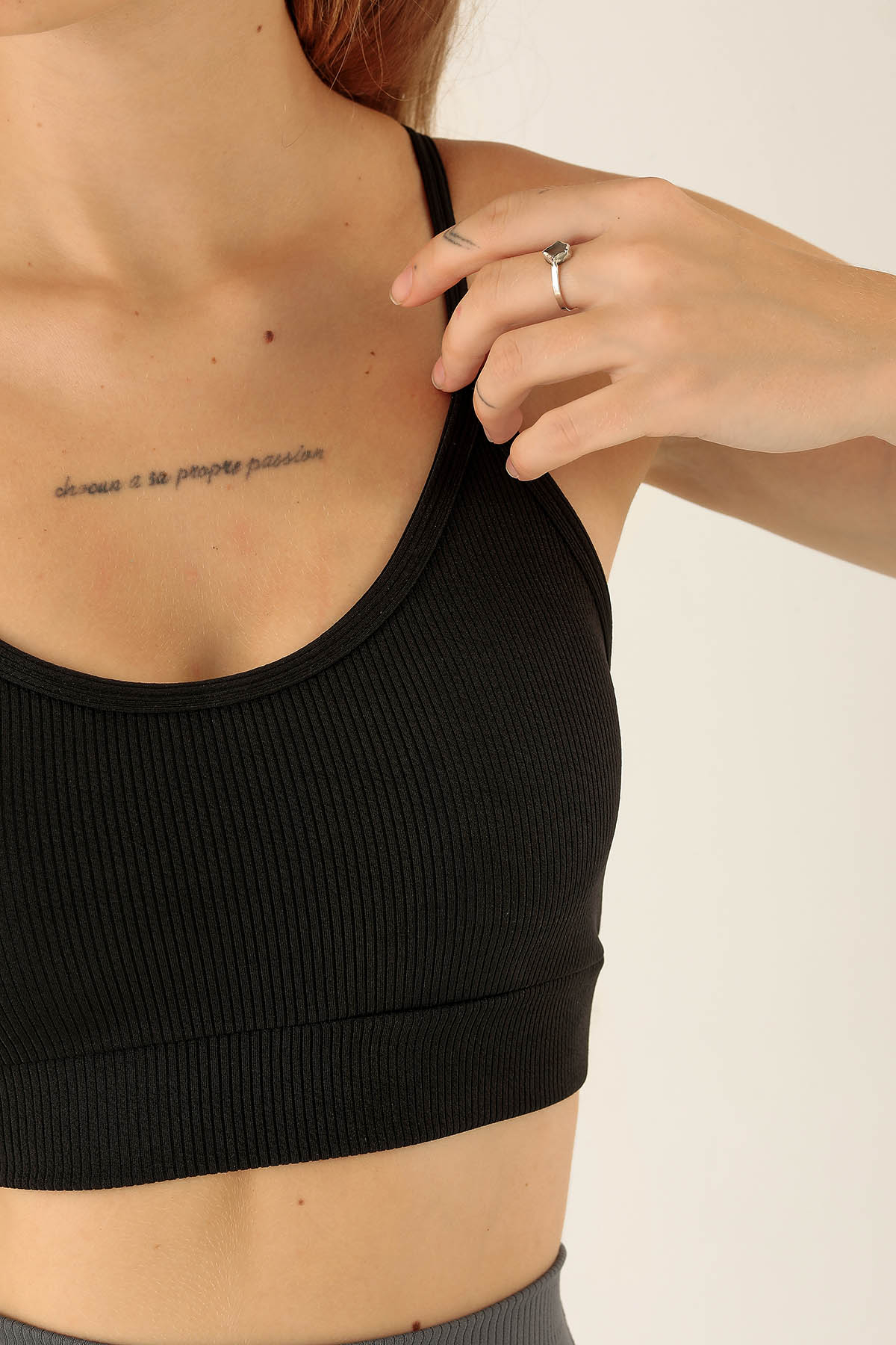 Kaplı Büstiyer - 9027 Siyah - 6