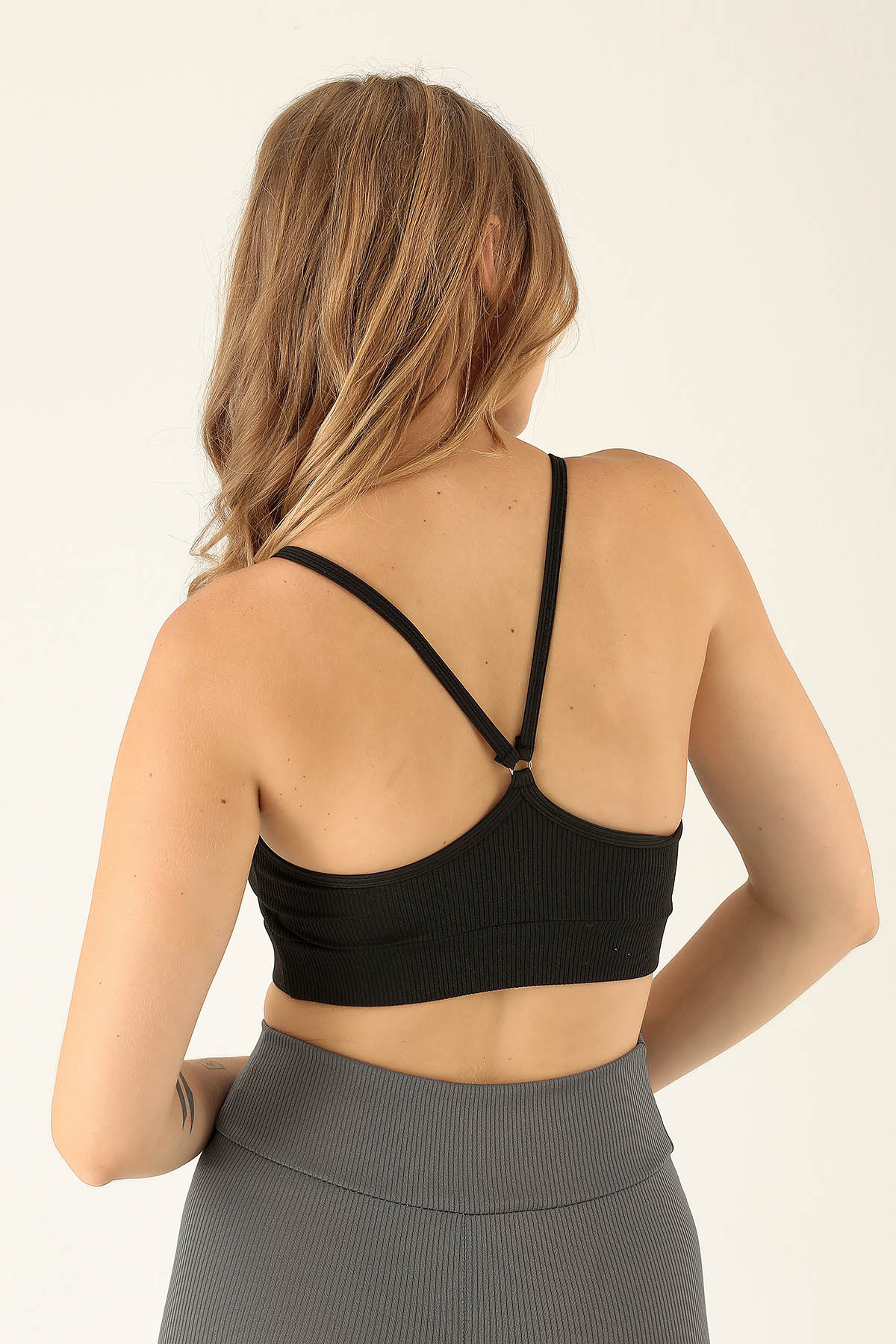 Kaplı Büstiyer - 9027 Siyah - 5