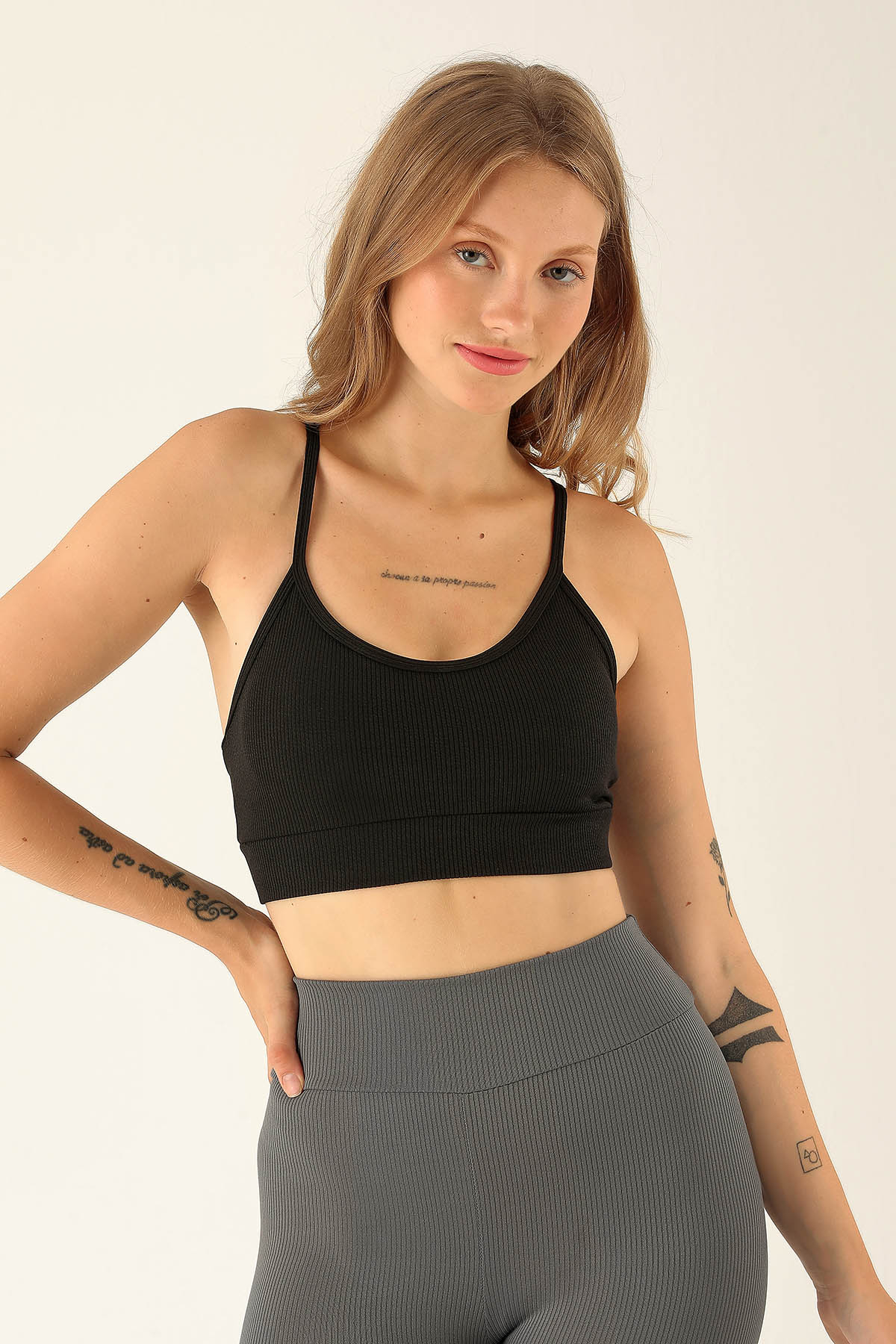 Kaplı Büstiyer - 9027 Siyah - RAYS