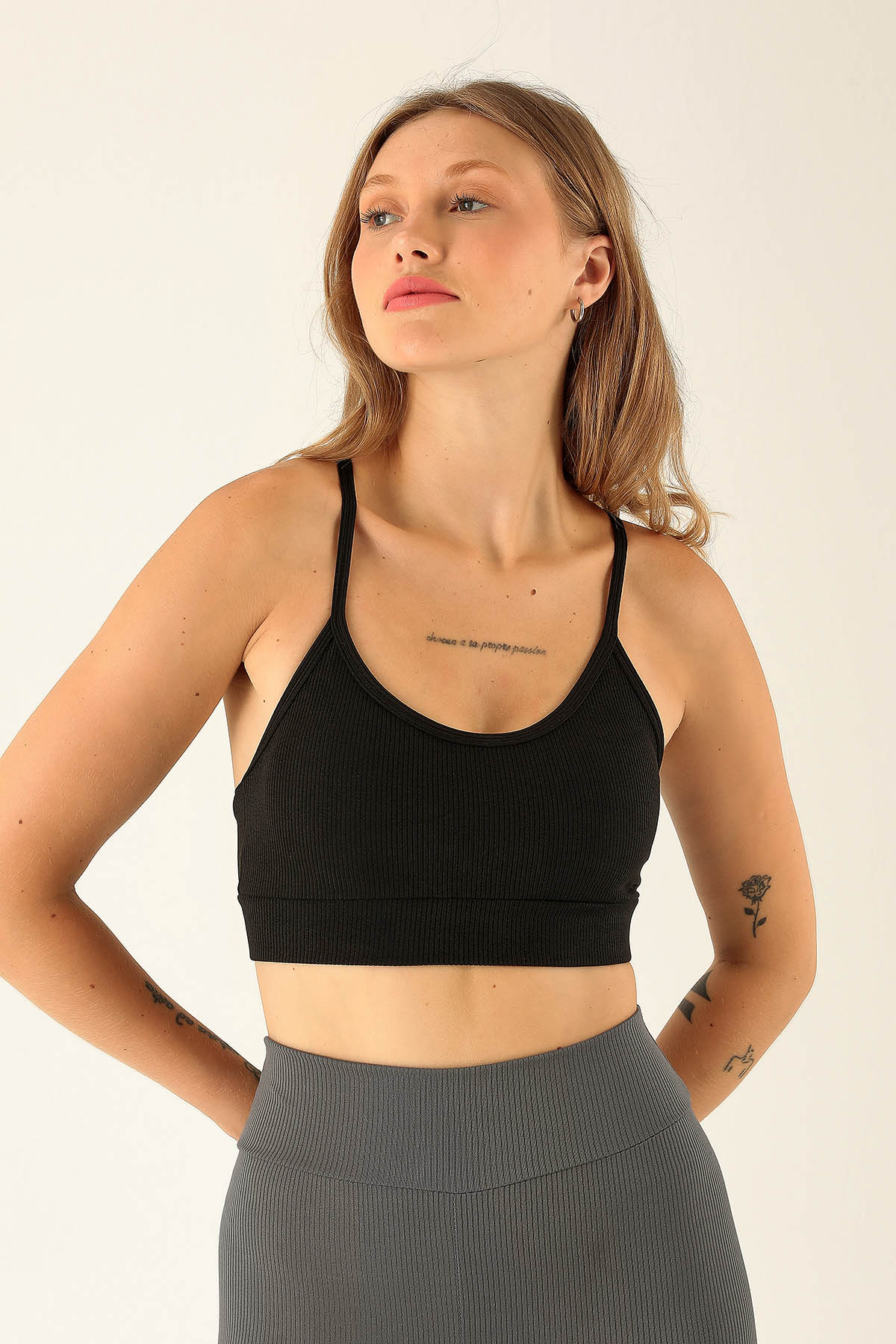 Kaplı Büstiyer - 9027 Siyah - RAYS