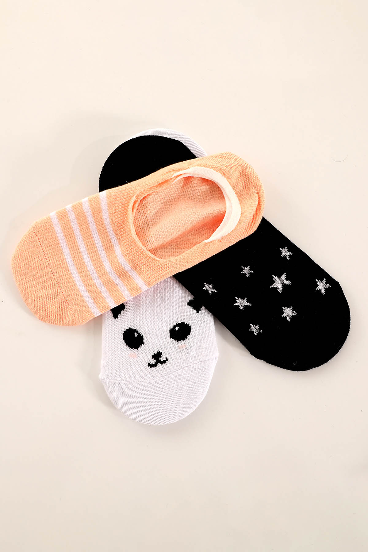 Karma Desen 3'lü Babet Bayan Çorap - 1031 Karma - 2