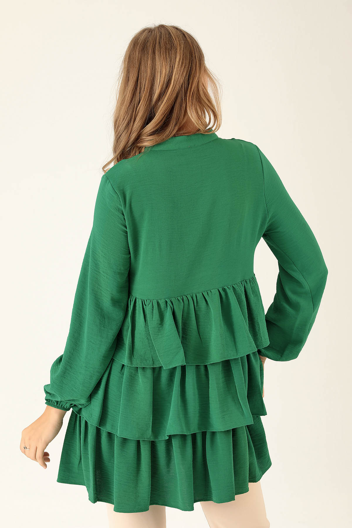 Kat Kat Detaylı Tunik - 6470A Benetton Yeşili - 5