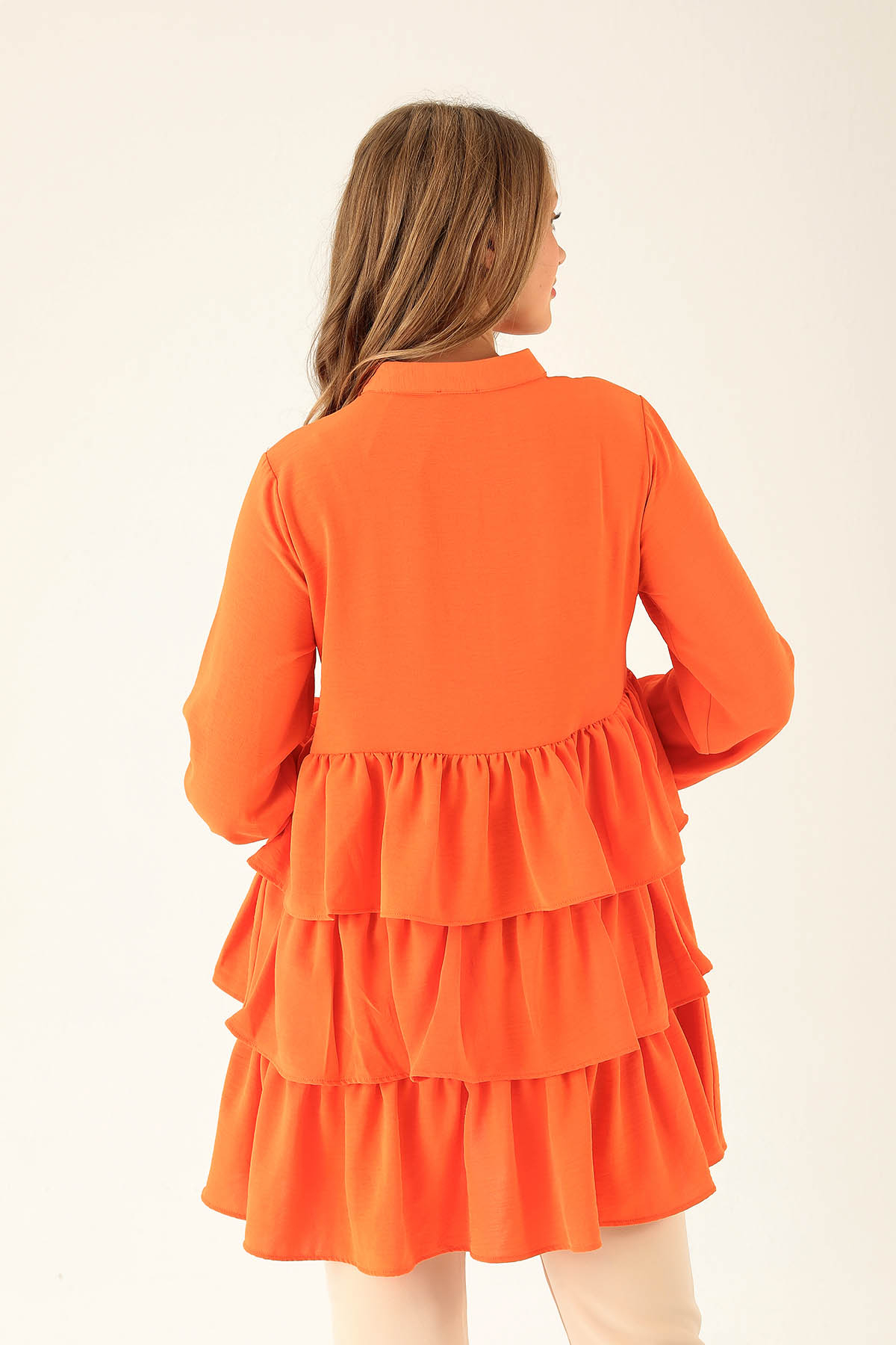Kat Kat Detaylı Tunik - 6470A Orange - 5