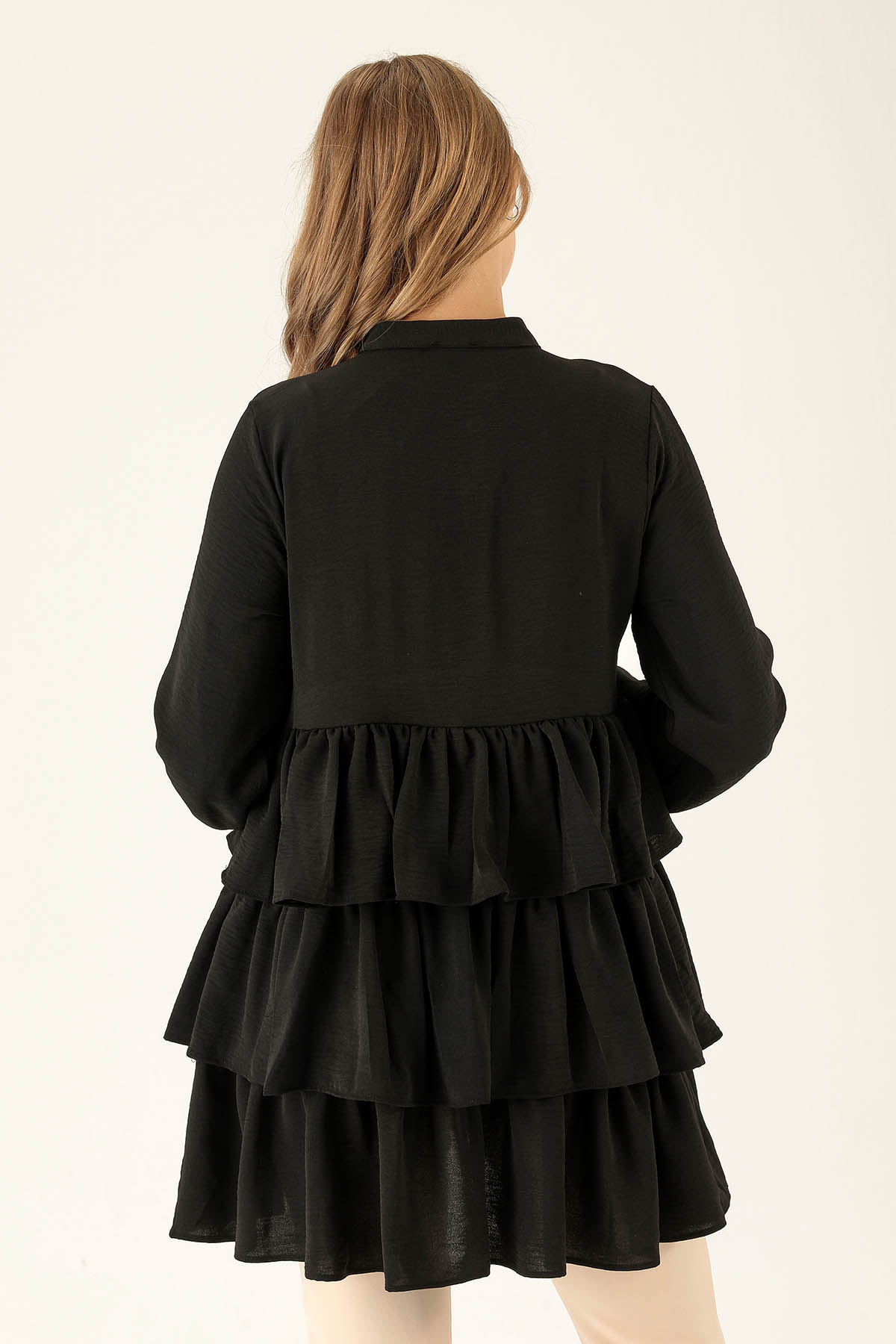 Kat Kat Detaylı Tunik - 6470A Siyah - 5