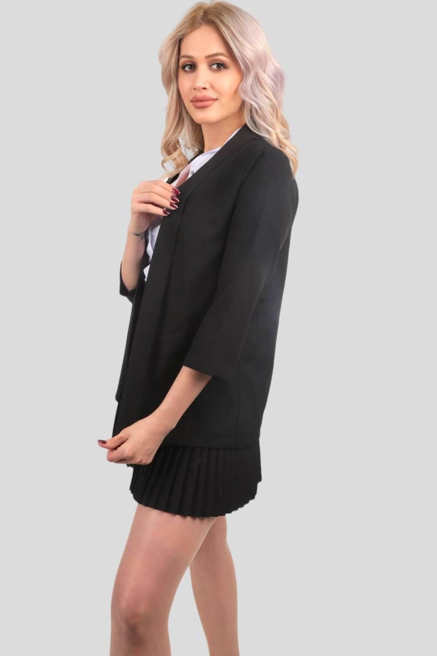 Kol Katlama Detay Ceket - 6382A Siyah - 2