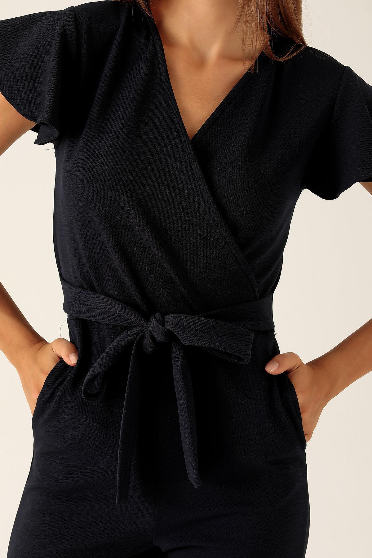 Kruvaze Yaka Tulum - 9407-1 Laci - 6