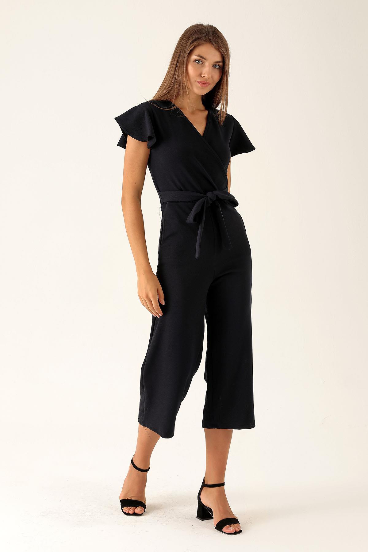 Kruvaze Yaka Tulum - 9407-1 Laci - 4