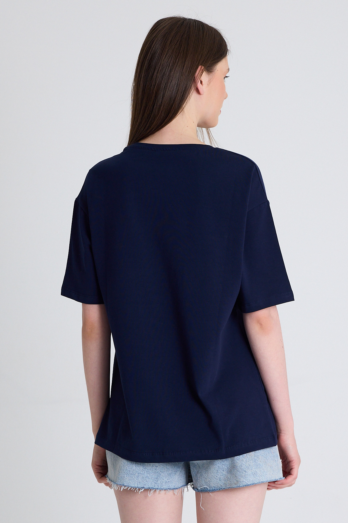 Laci Ayı Baskılı Oversize Tişört 6402 - 5