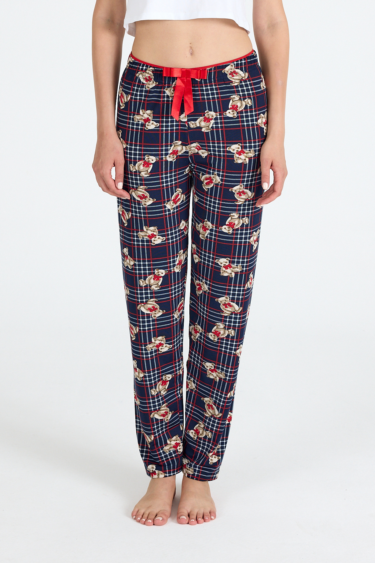 Laci Ayıcık Desenli Örme Pijama Altı 4519 - 3