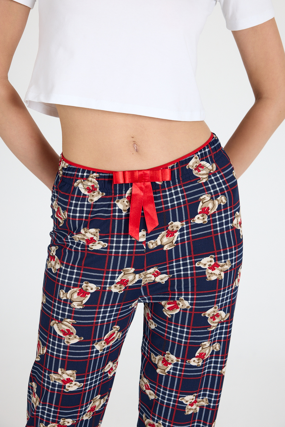 Laci Ayıcık Desenli Örme Pijama Altı 4519 - 4
