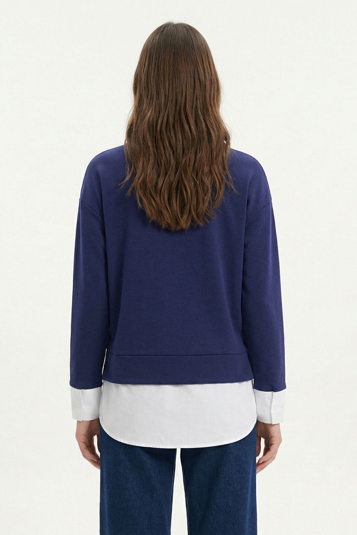 Laci Bisiklet Yaka Garnili Bluz 8375 - 3