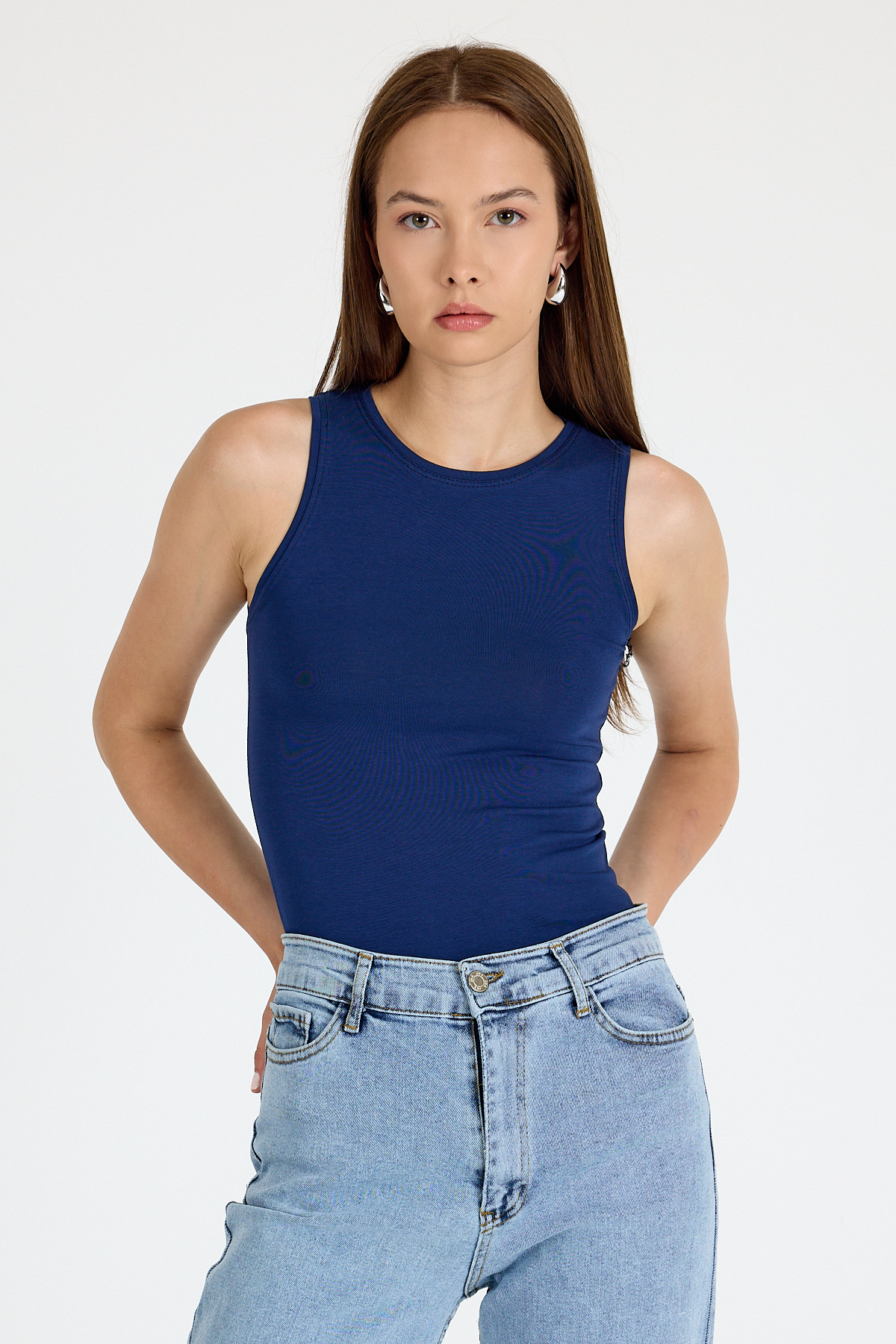 Laci Bisiklet Yaka Kolsuz Slim Fit Atlet 1663 - RAYS