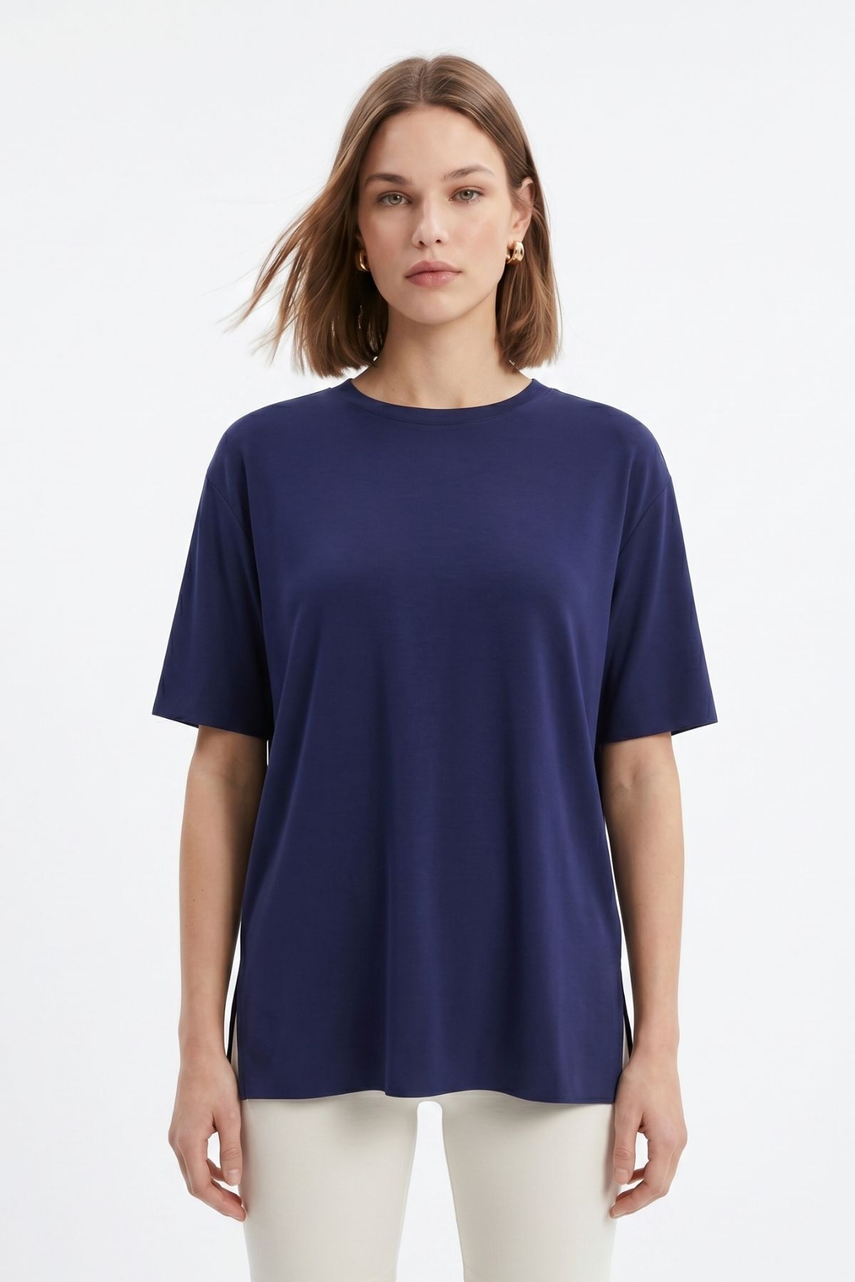 Laci Bisiklet Yaka Salaş Tişört 0474 - RAYS