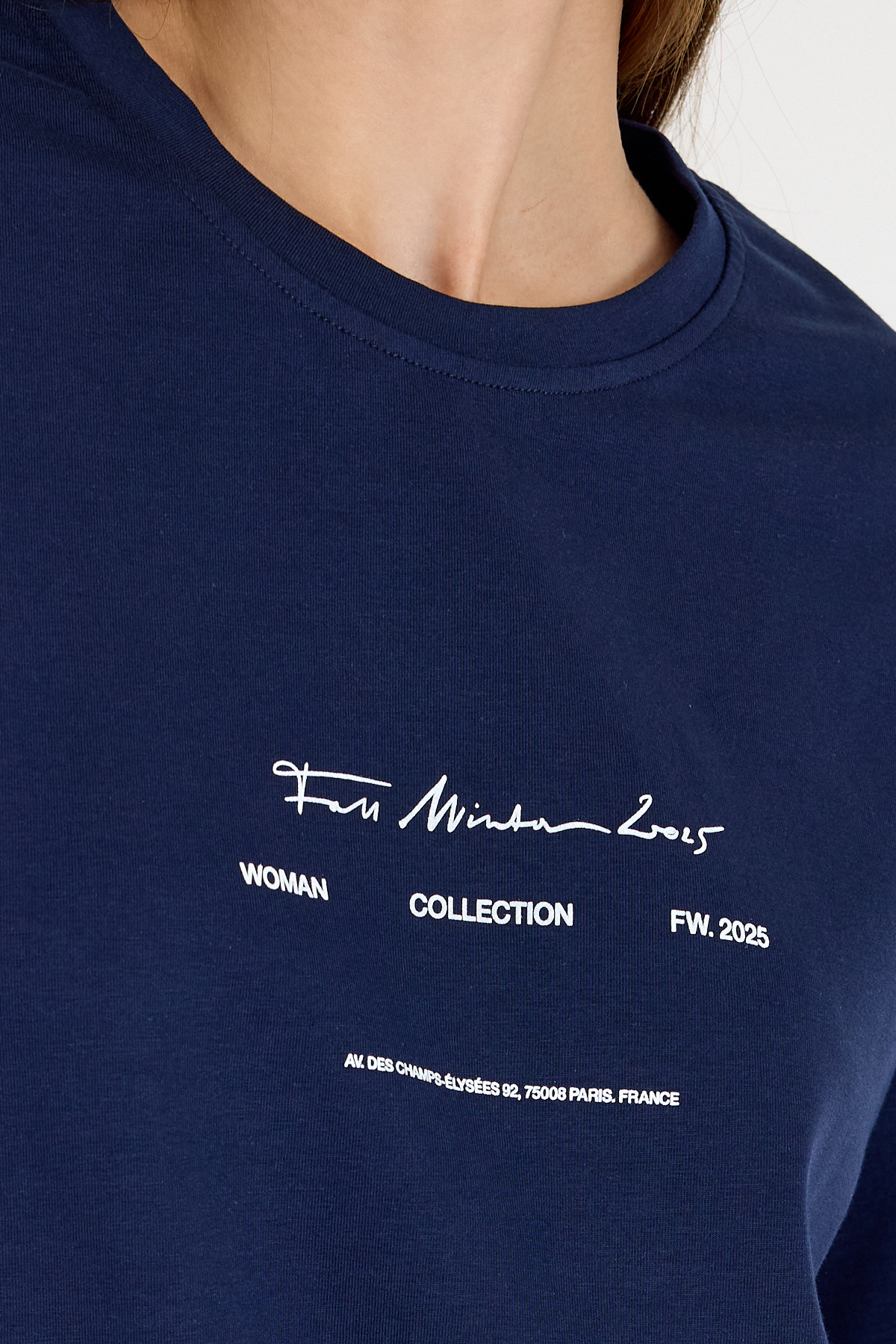 Laci Bisiklet Yaka Yazı Baskılı Oversize Tişört 5832 - 4