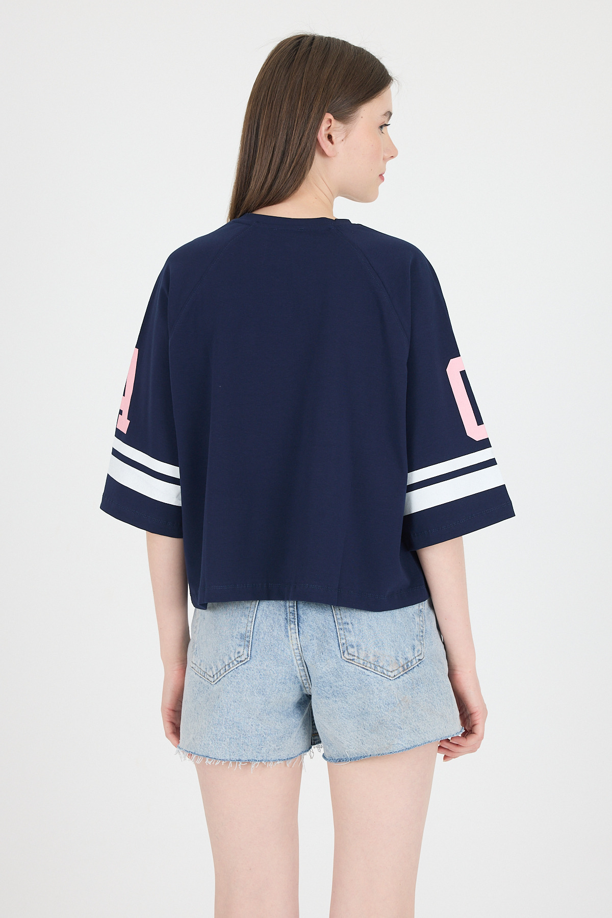 Laci California Baskılı Oversize Tişört 6817 - 5