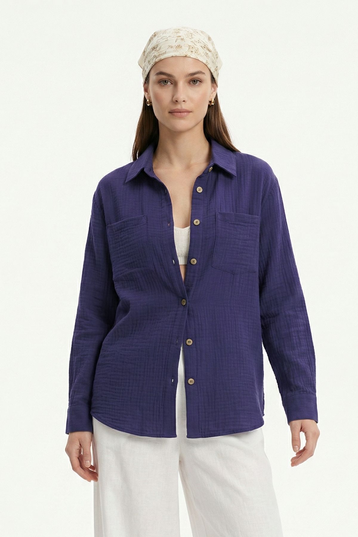 Laci Çift Cepli Uzun Kol Gömlek 4829A - RAYS