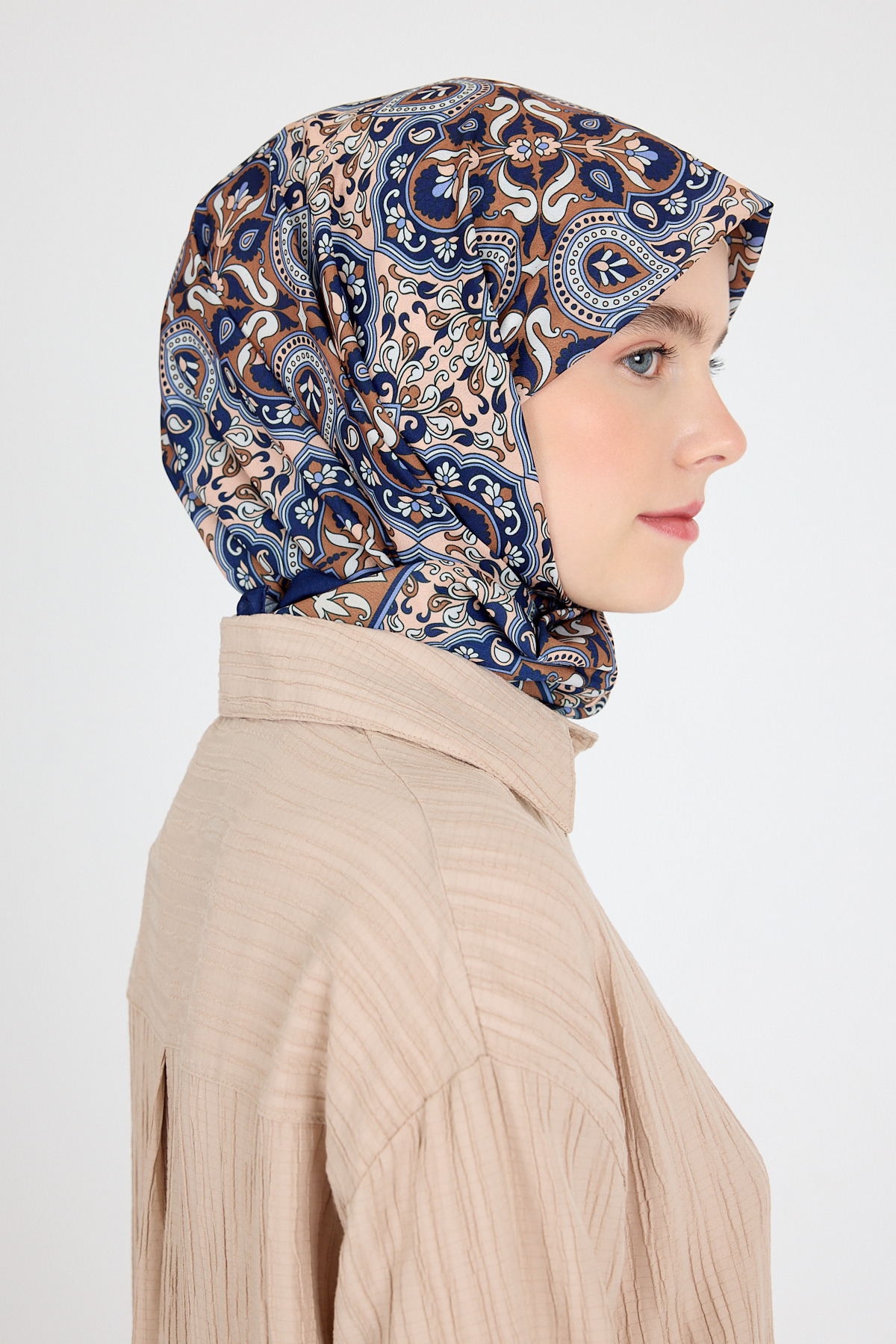 Laci Etnik Desenli Eşarp 3013 - 1