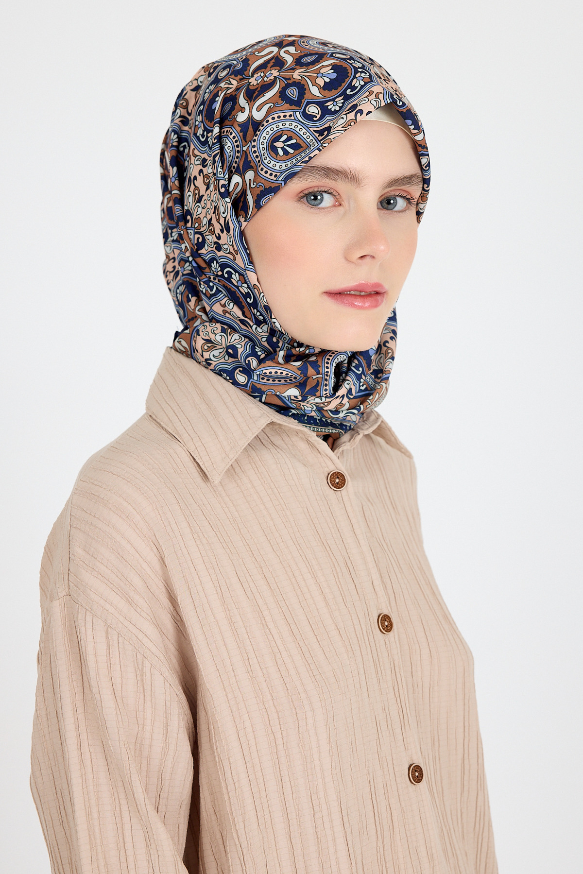 Laci Etnik Desenli Eşarp 3013 - 2