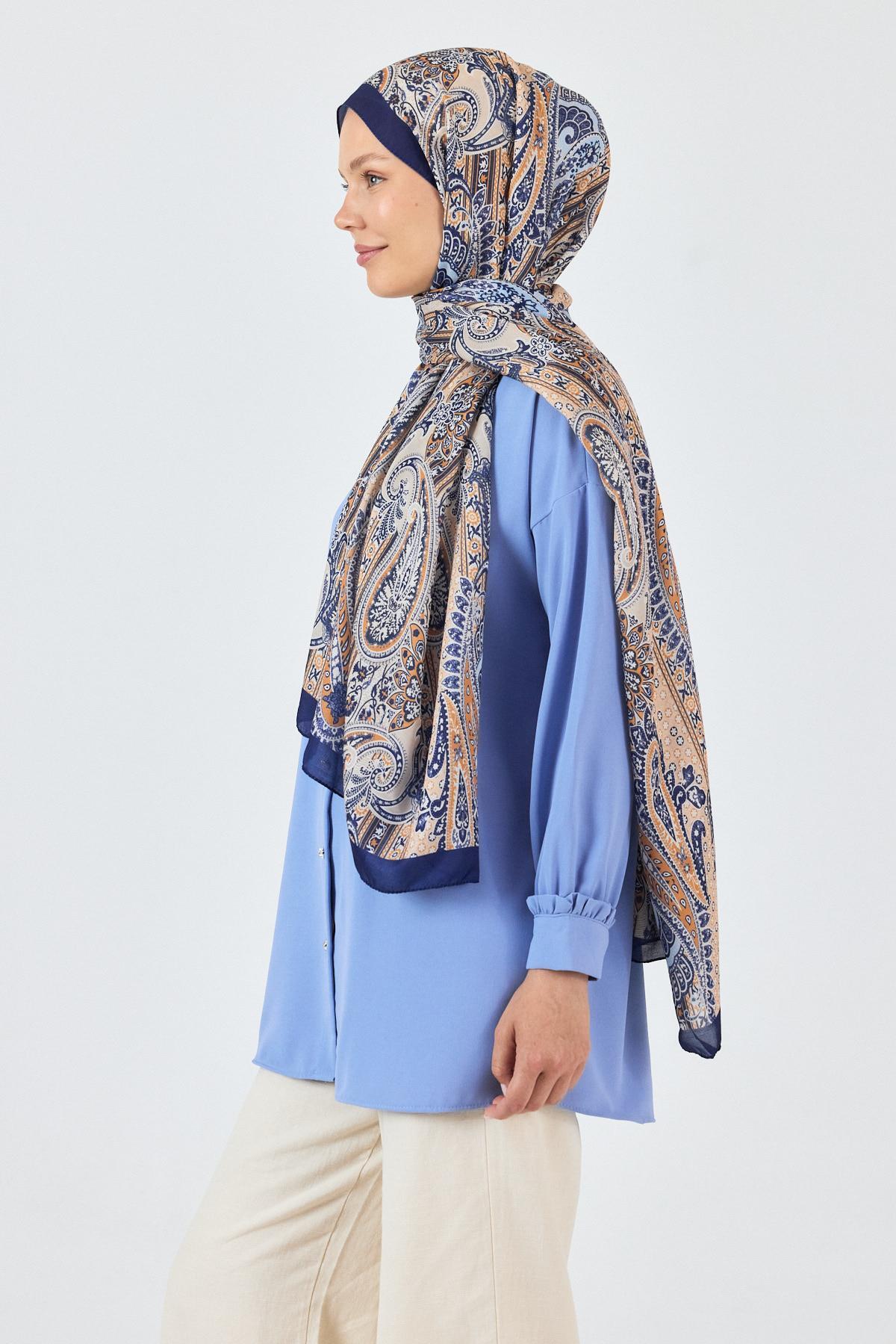 Laci Etnik Desenli Şal 4012 - 1