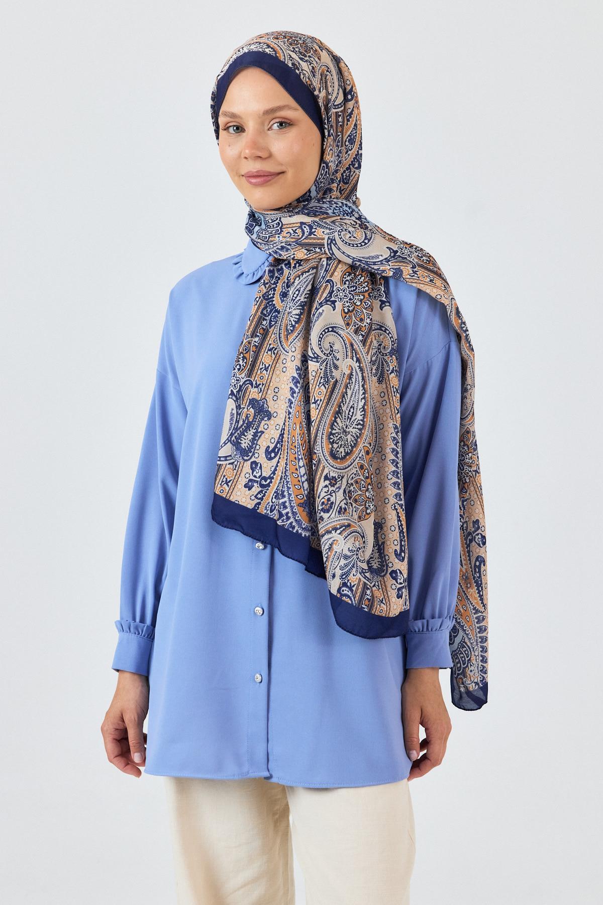 Laci Etnik Desenli Şal 4012 - 2