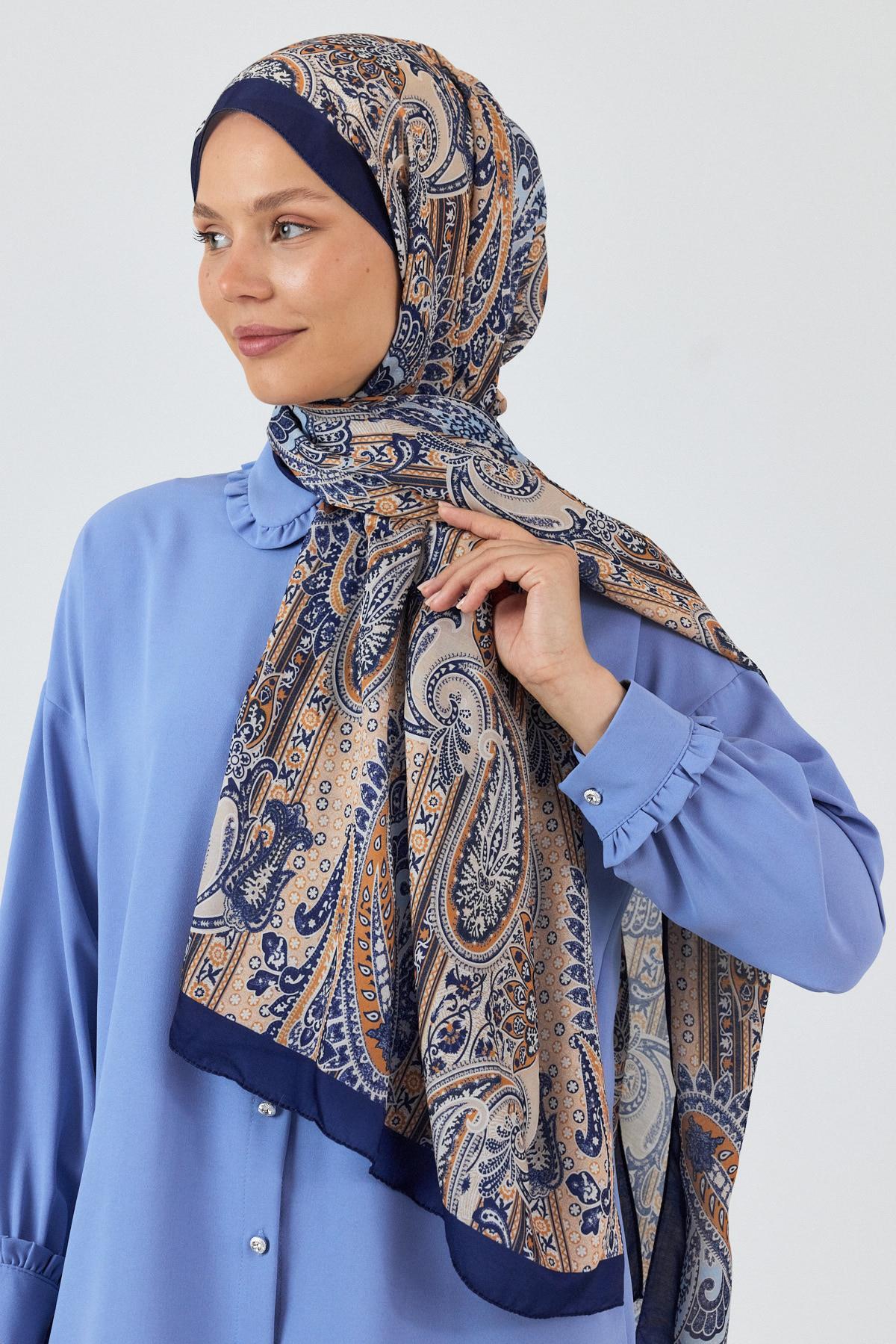 Laci Etnik Desenli Şal 4012 - 5