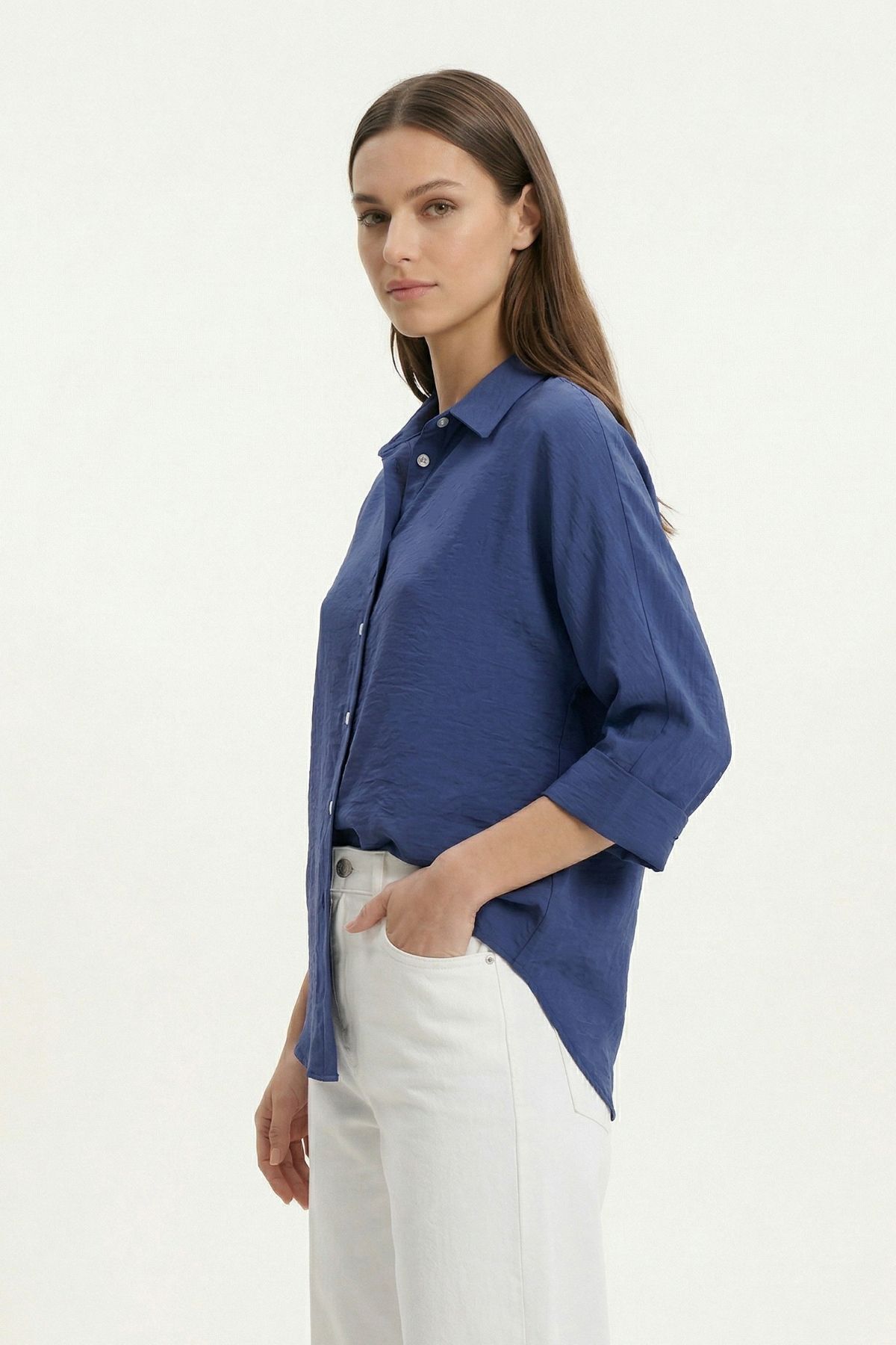 Laci Fakir Kol Oversize Gömlek 4143 - 2