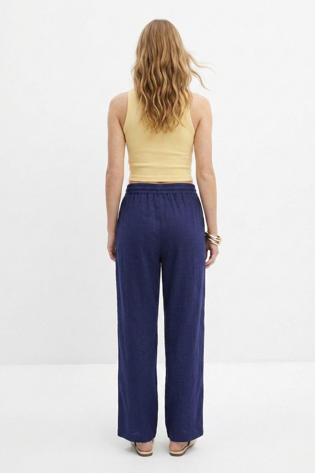 Laci Geniş Paça Pantolon 8561A - RAYS