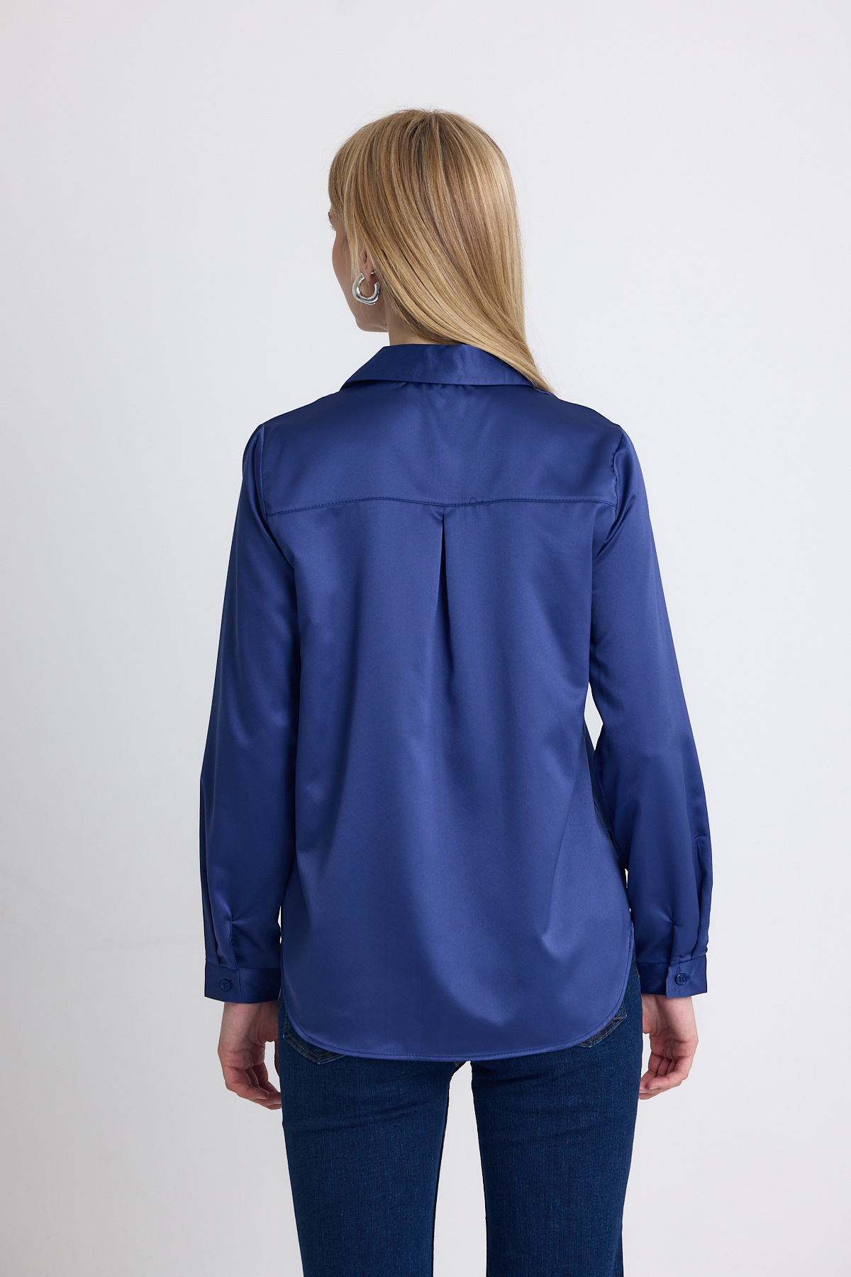 Laci Klasik Kesim Saten Gömlek 4105A - 5