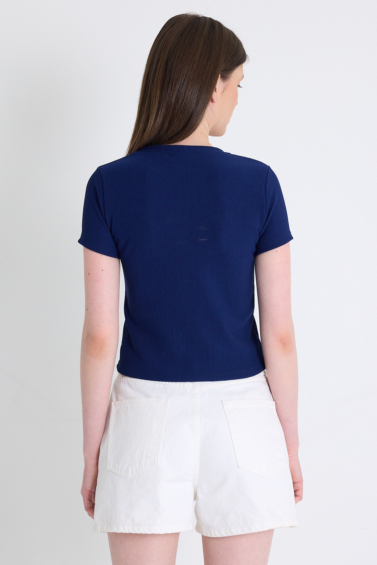 Laci Kurdele Detay Crop Tişört 2202 - 5