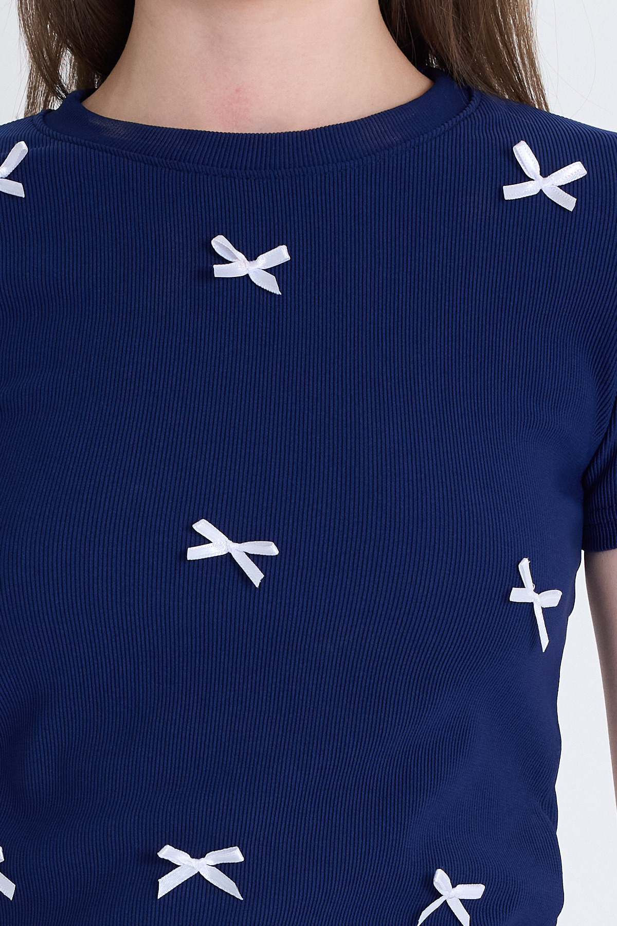 Laci Kurdele Detay Crop Tişört 2202 - 4