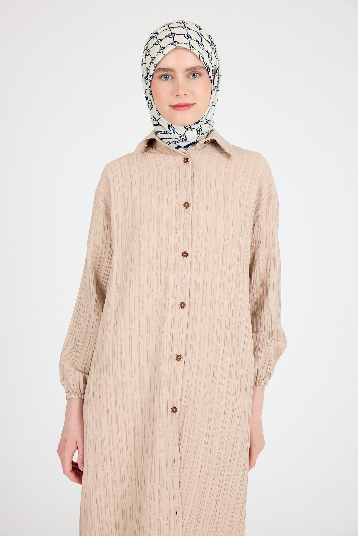 Laci Monogram Desenli Eşarp 3015 - 4