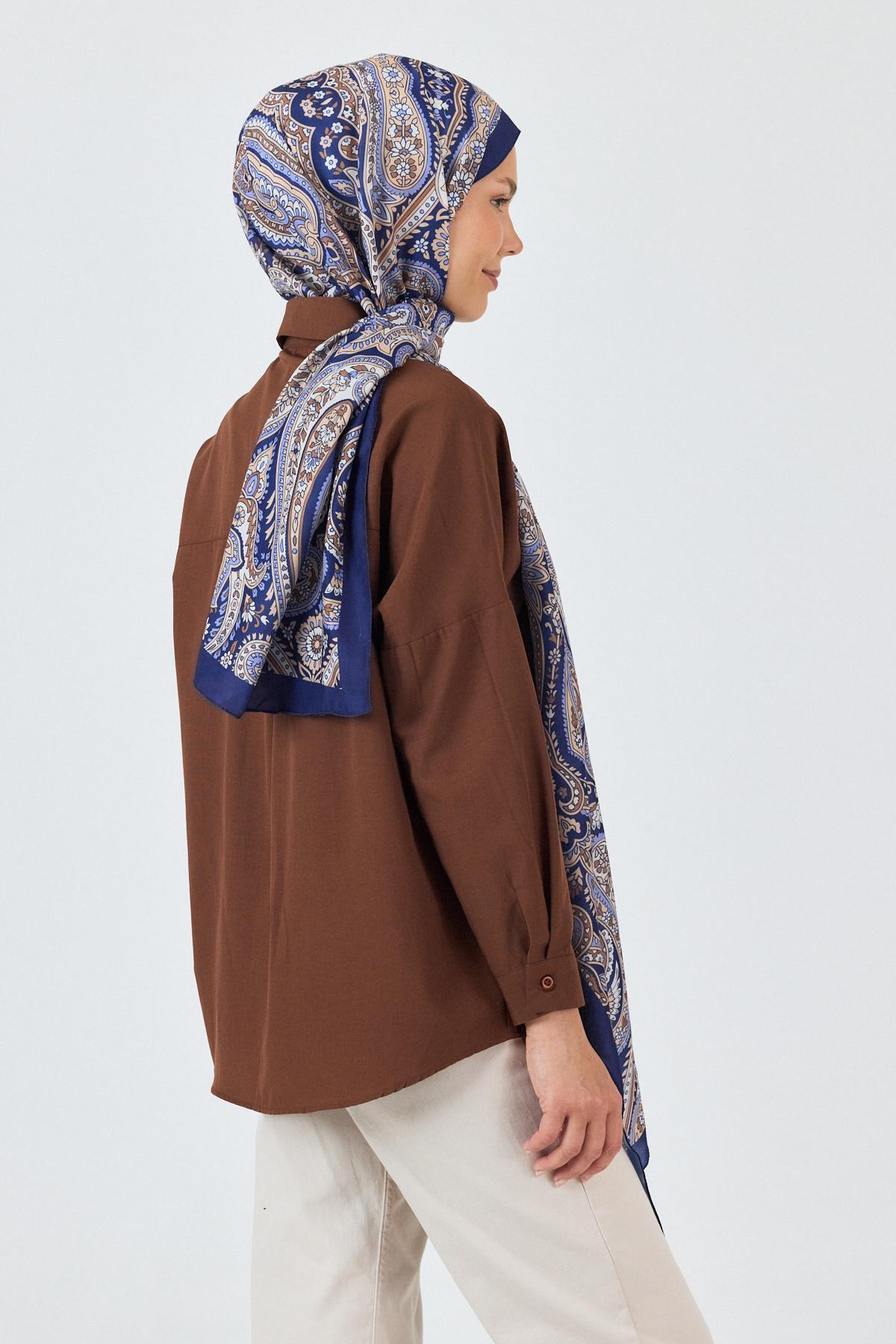 Laci Retro Desenli Şal 4004 - 3