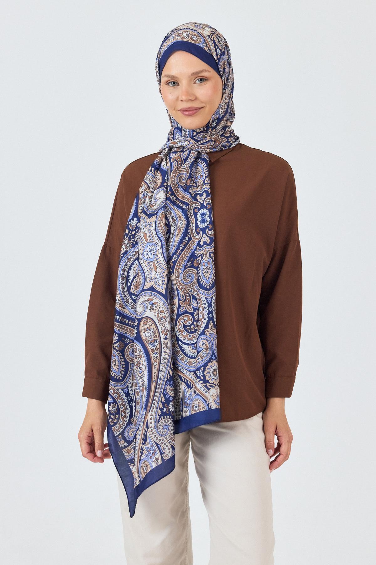 Laci Retro Desenli Şal 4004 - 4