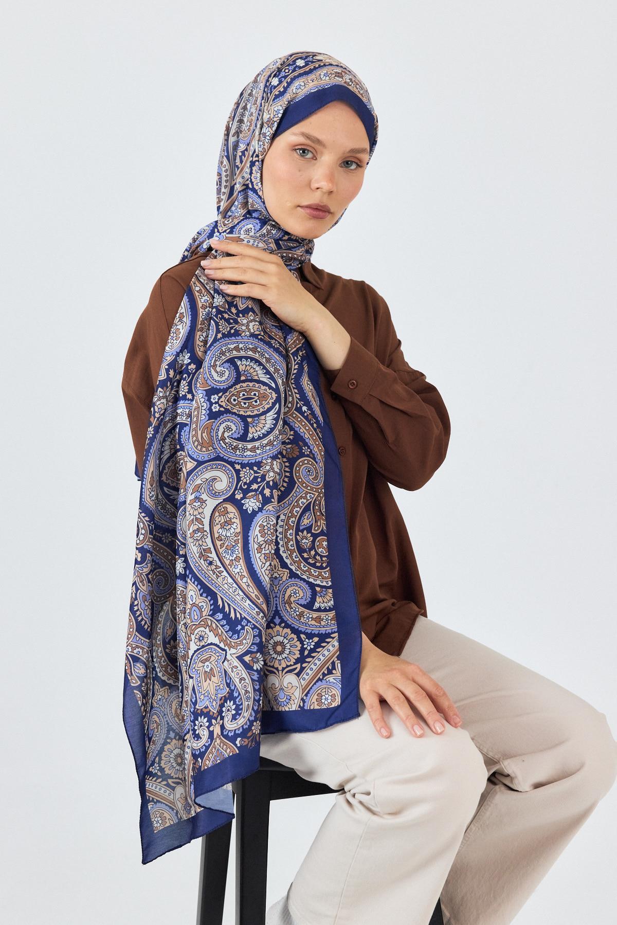 Laci Retro Desenli Şal 4004 - 6