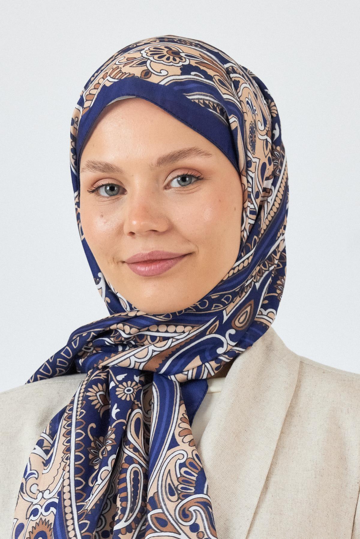 Laci Retro Desenli Şal 5684 - 3