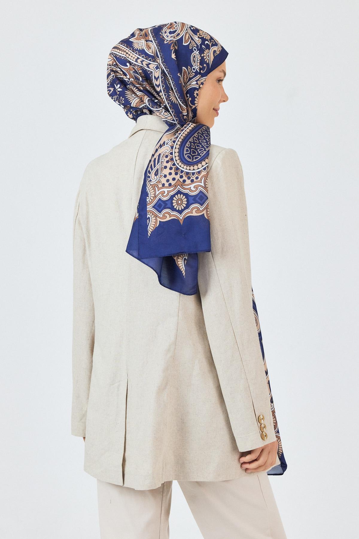 Laci Retro Desenli Şal 5684 - 4