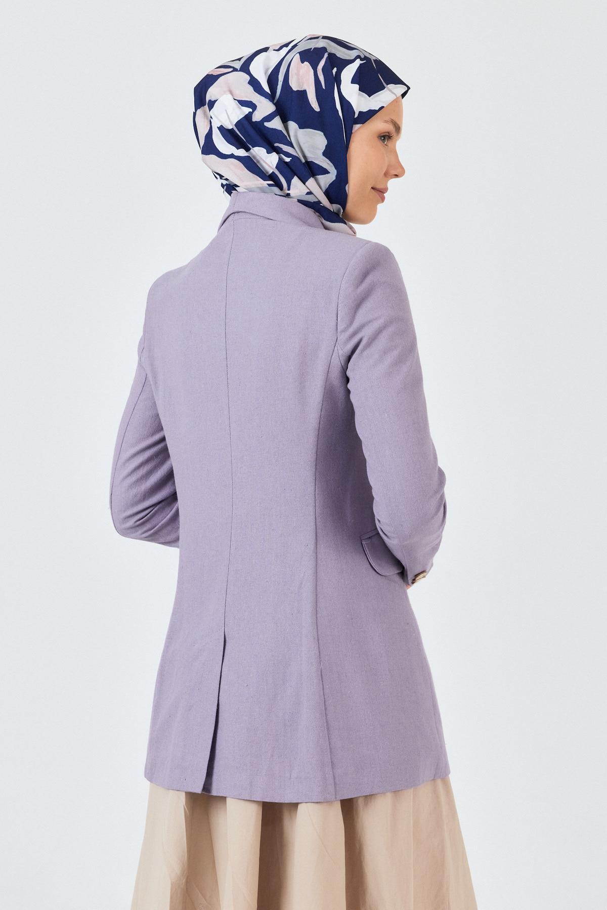 Laci Yaprak Desenli Eşarp 3004 - 3