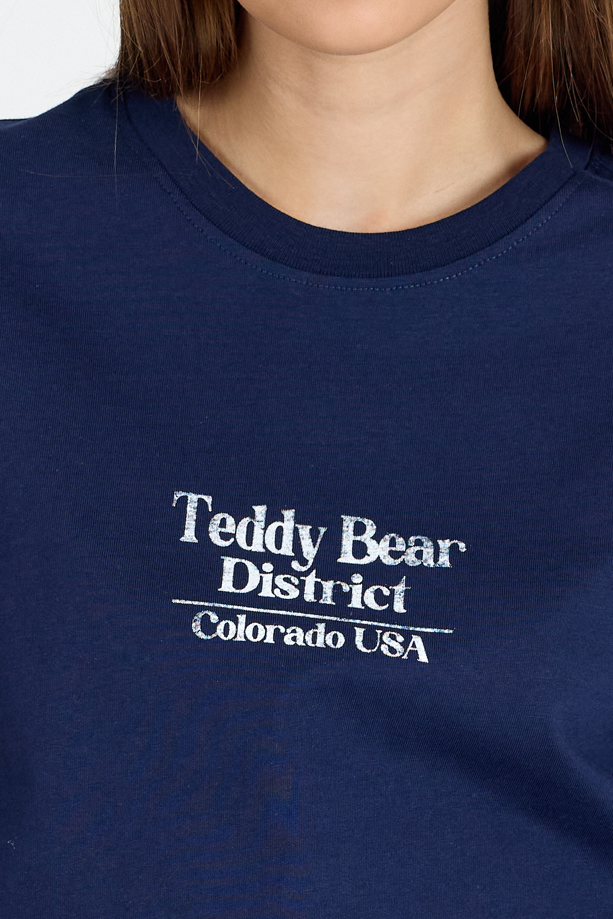 Laci Yazı Baskılı Oversize Tişört 6462 - 4