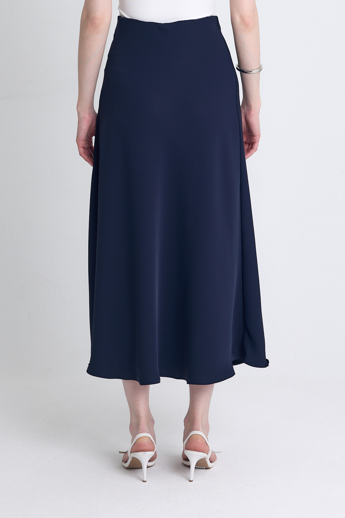 Laci Yüksek Bel Midi A Kesim Etek 241312 - 5