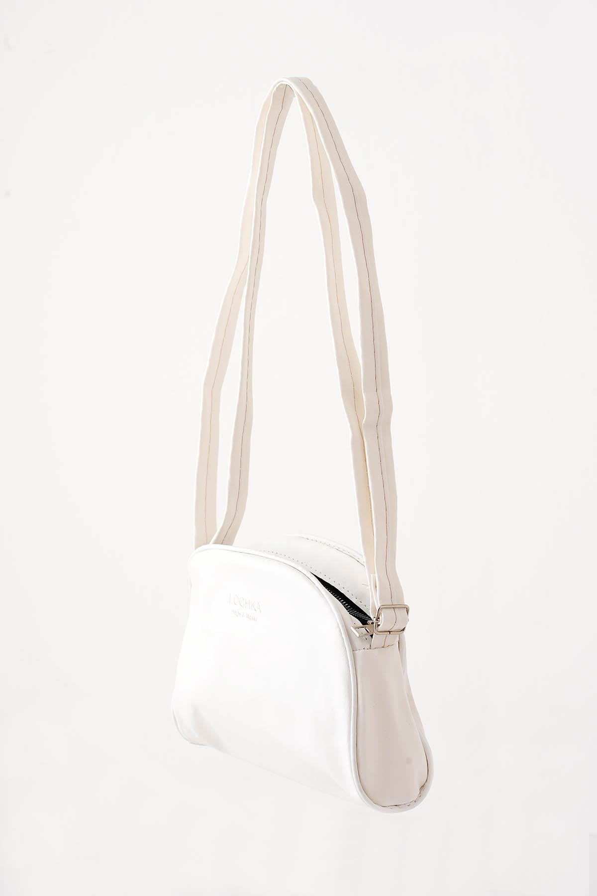 Lochka Baskı Çanta - 9110 Krem - 3