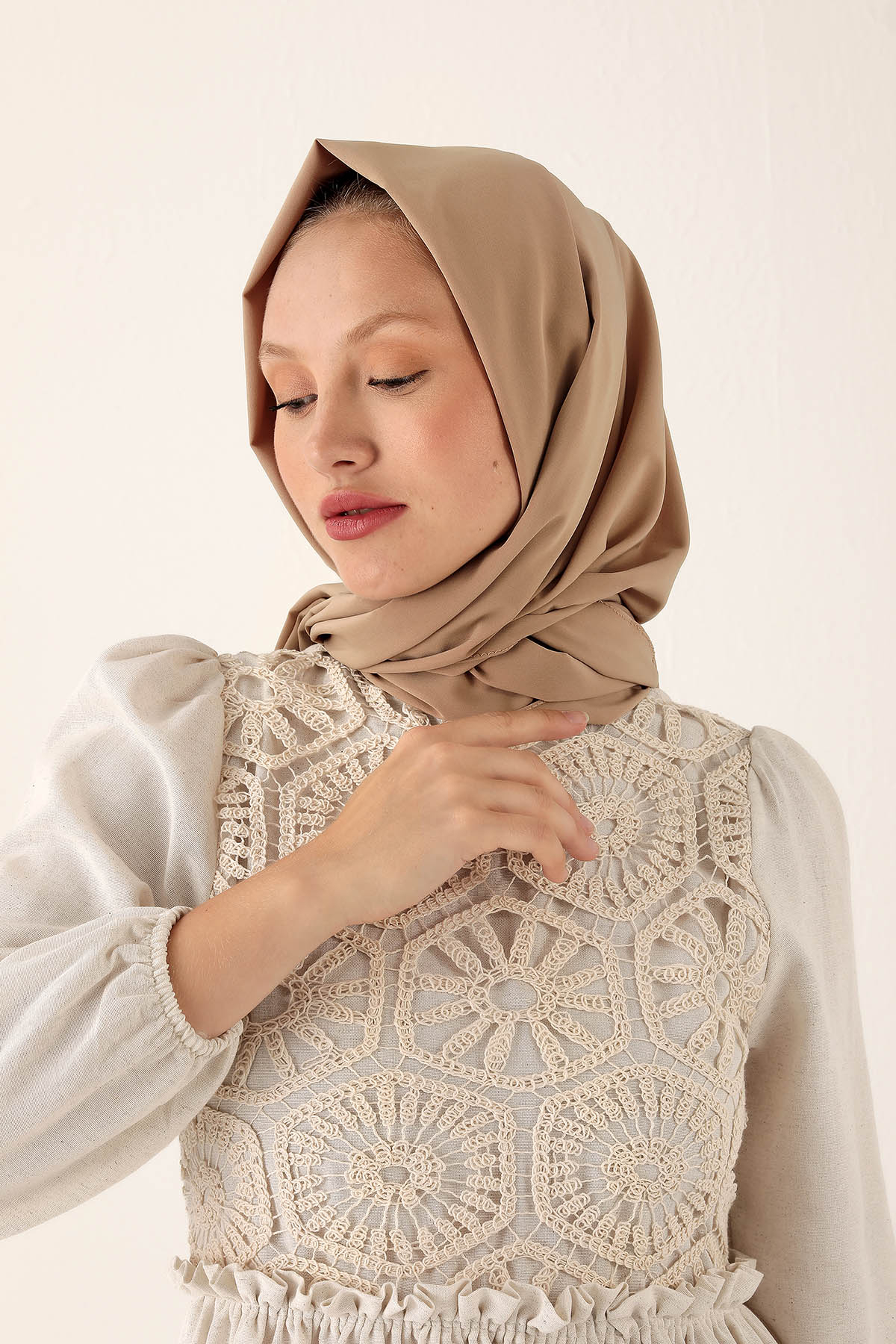 Magic Şal - 5663 Vizon - 5